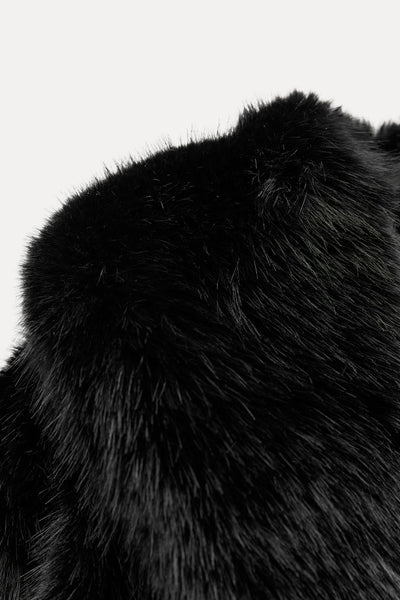 Faux Fur Cropped Jacket