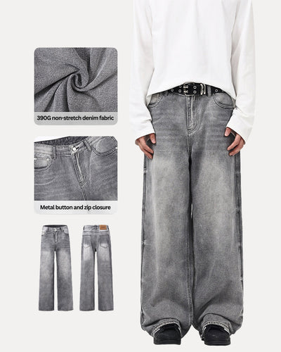 Grayflow Wide Leg Jeans