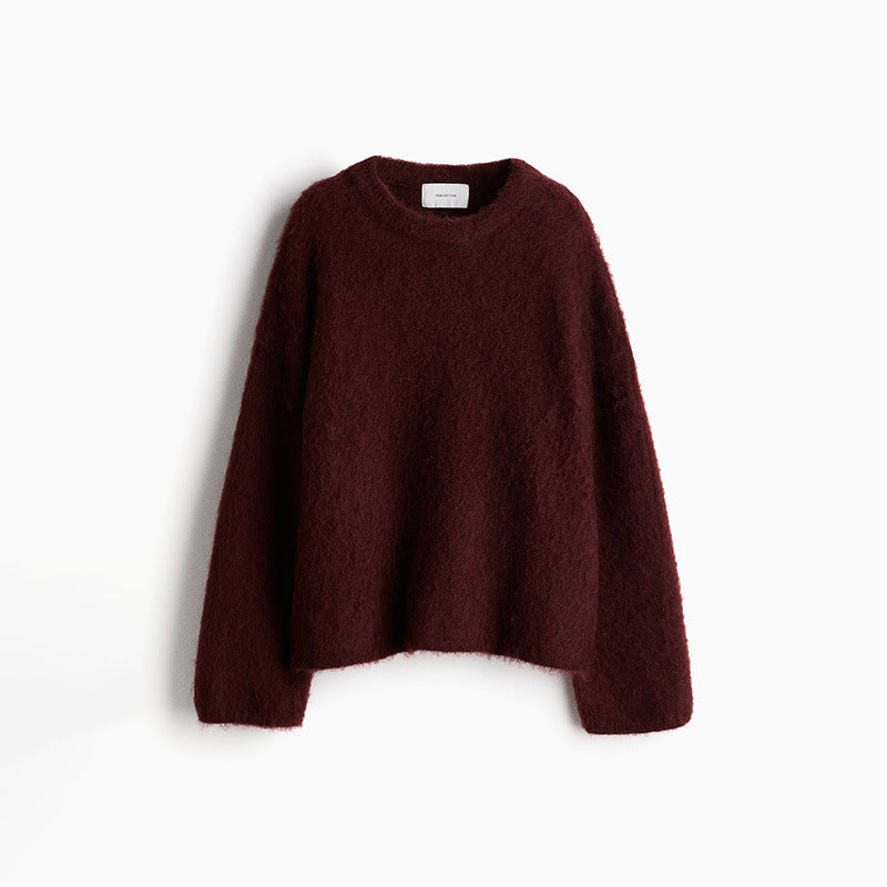 Oversized Sweater Mohair Blend