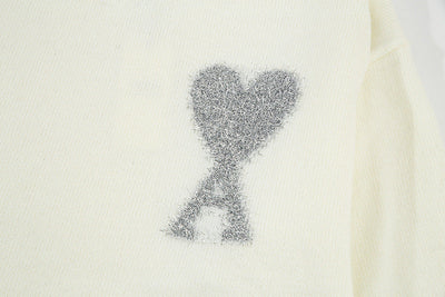 AMI - HEART SWEATER